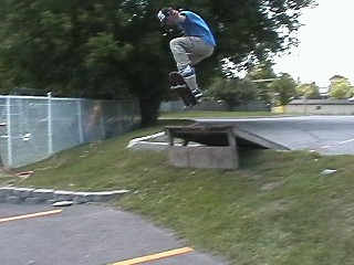 ollie the police station gap off a kicker