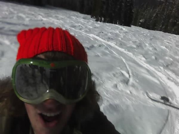 On a fucking mountain!