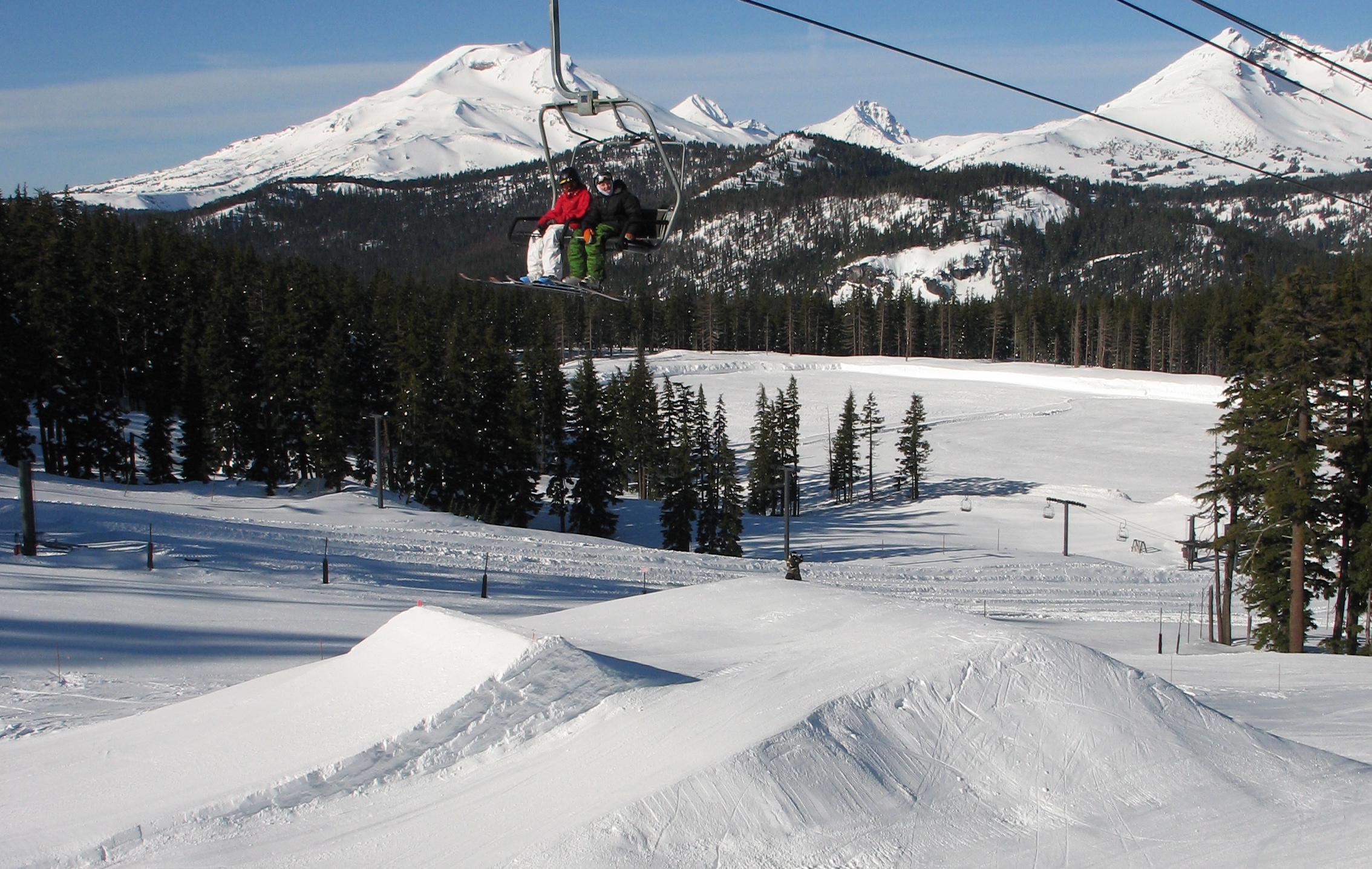 On chair adove rebuilt 3 rd in slope