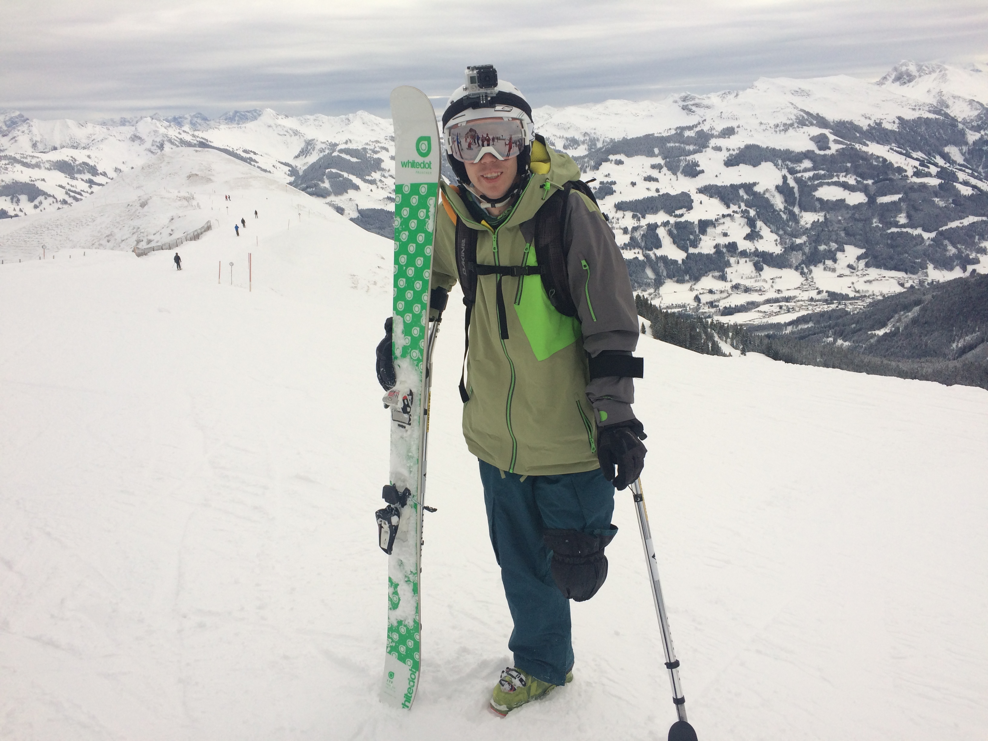 On my way back to shredding pow!