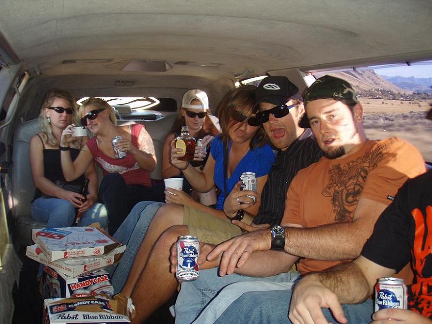 On our way to the show