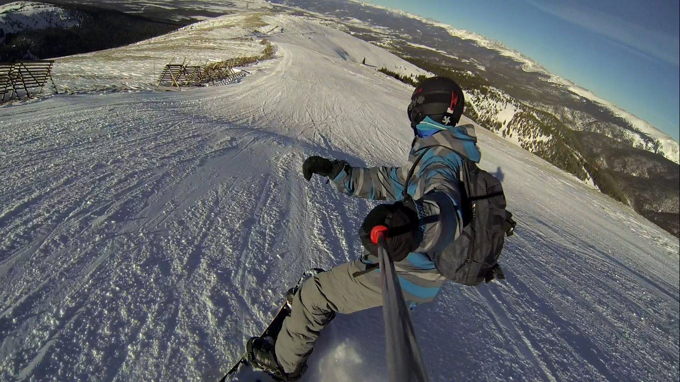 On the top of the mountain