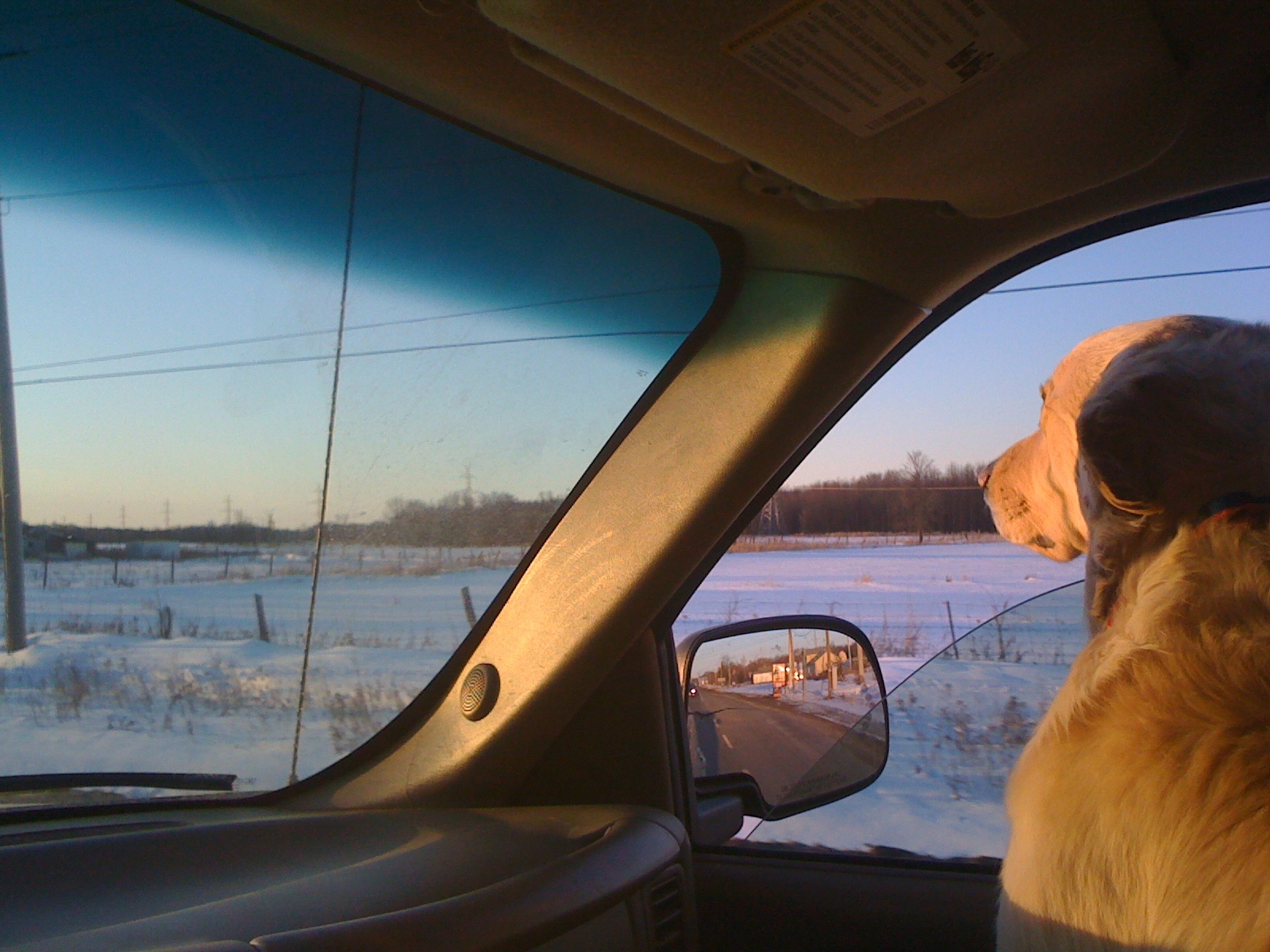 On the way to the hill