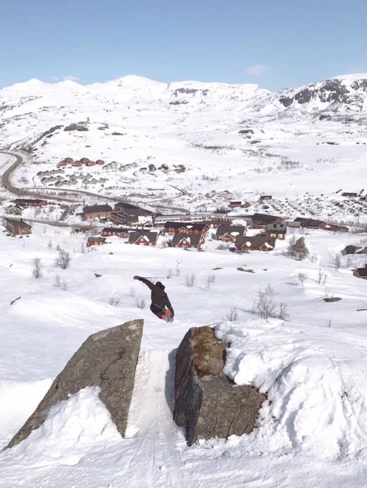 On the way to the village