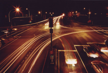 On top of an overpass in Ladner.