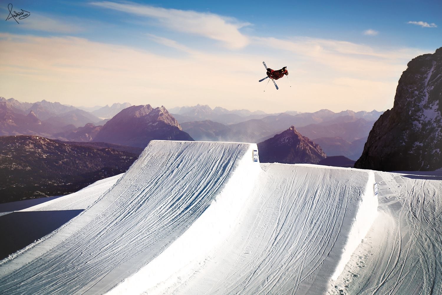 on top of the dachstein