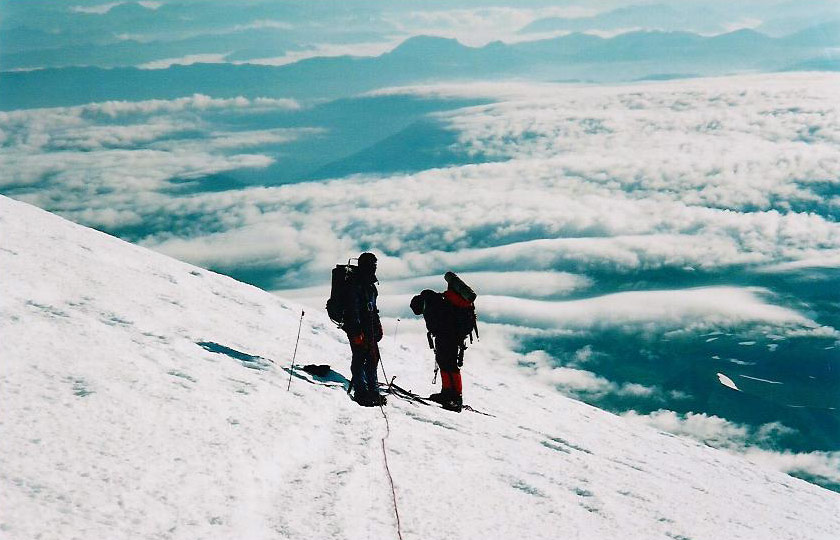 On top of the world, above the clouds