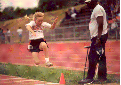 Once apon a time, Rachael could actually jump!