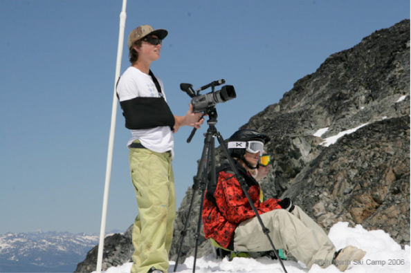 One handed filming- one of my many talents