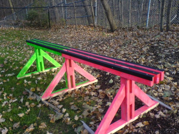 One of my backyard rails