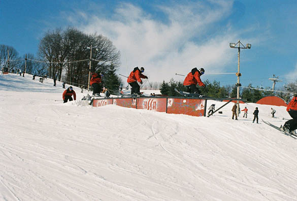 one of zack's crazy slide