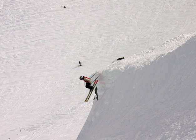 only shot ever taken of me skiing