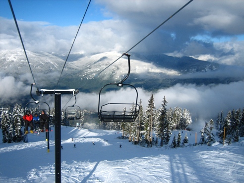 Opening day at Whistler (Blackcomb)