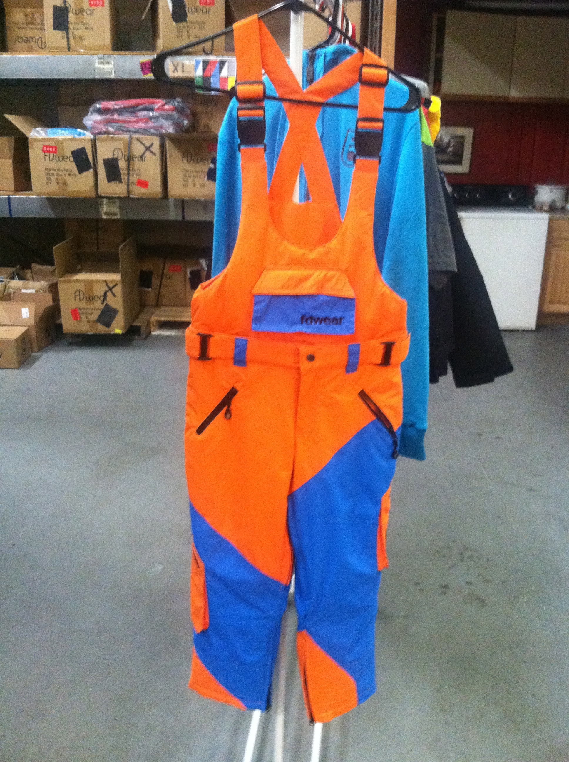 Orange n' Blue Pants