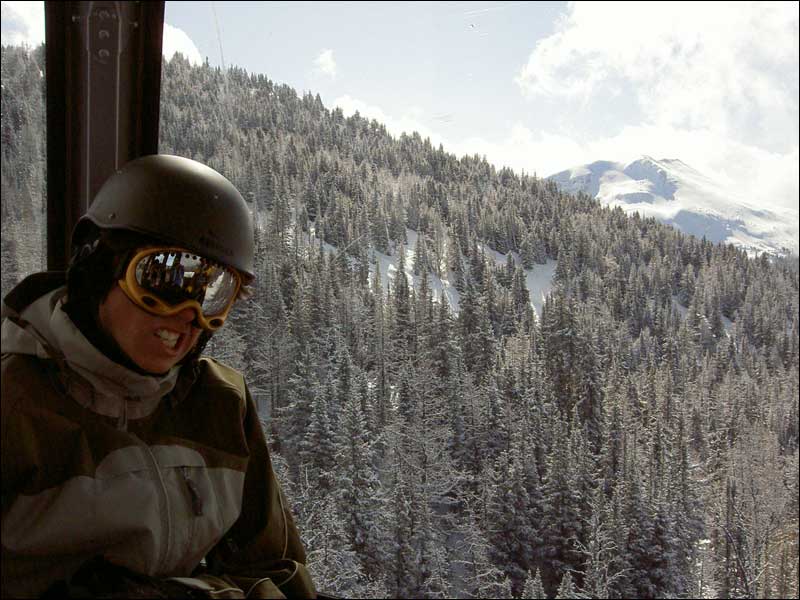 Out West- Couldn't wait to ski this powder...