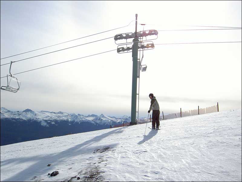 Out West- Such an awesome shot, just reflecting on why I love skiing...