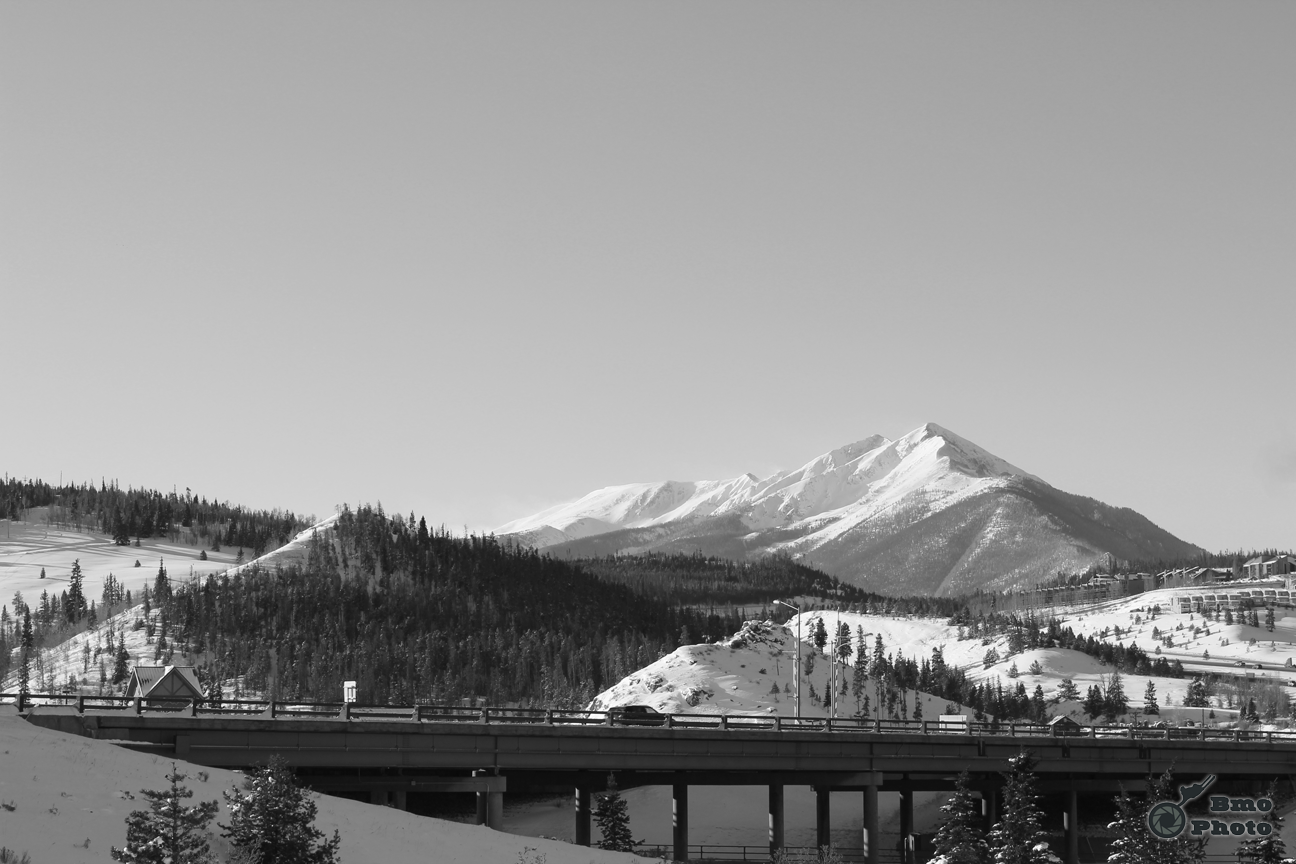 Outside the hotel in Dillon, CO