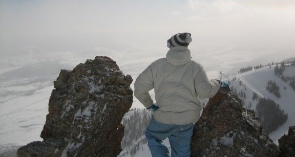 Overlooking Jackson from Headwall