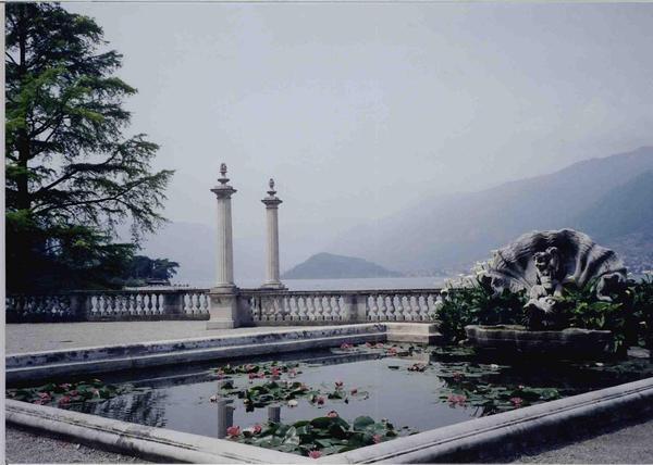 Overlooking Lago di Como.