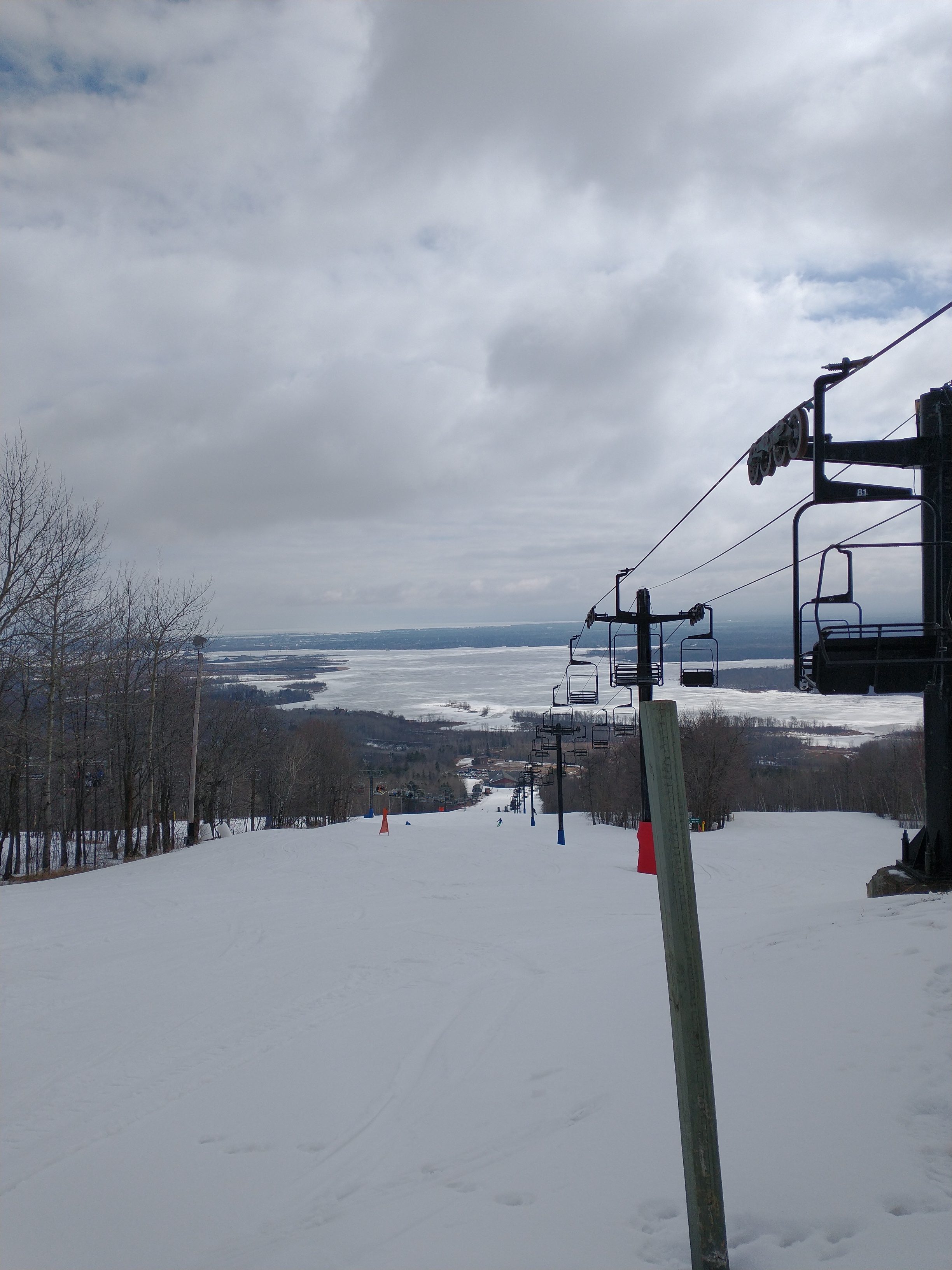 Overlooking the lake at Spirit mountain