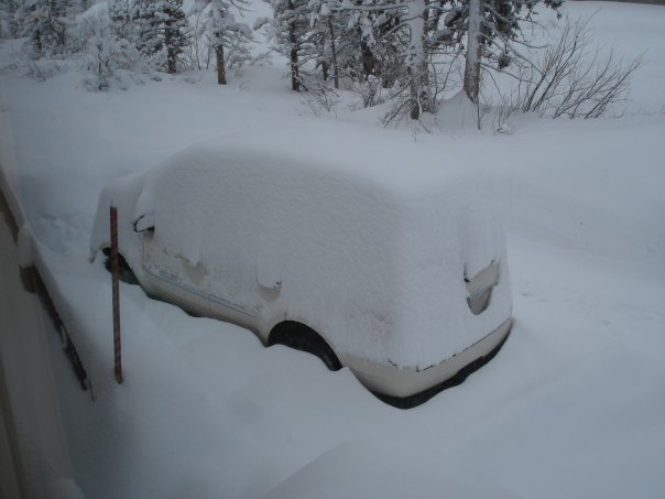 Overnight snow at Brighton