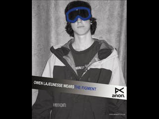 Owen lajeunesse wears the figment