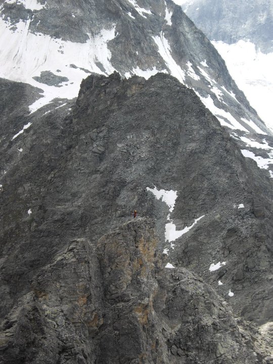 Pa des chevres ridge, suisse