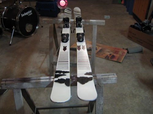 Painted skis again