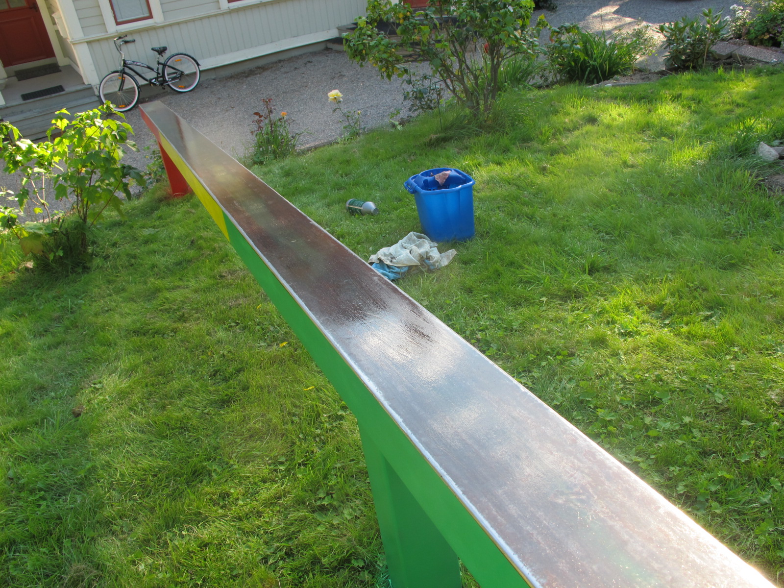 Painting the rail