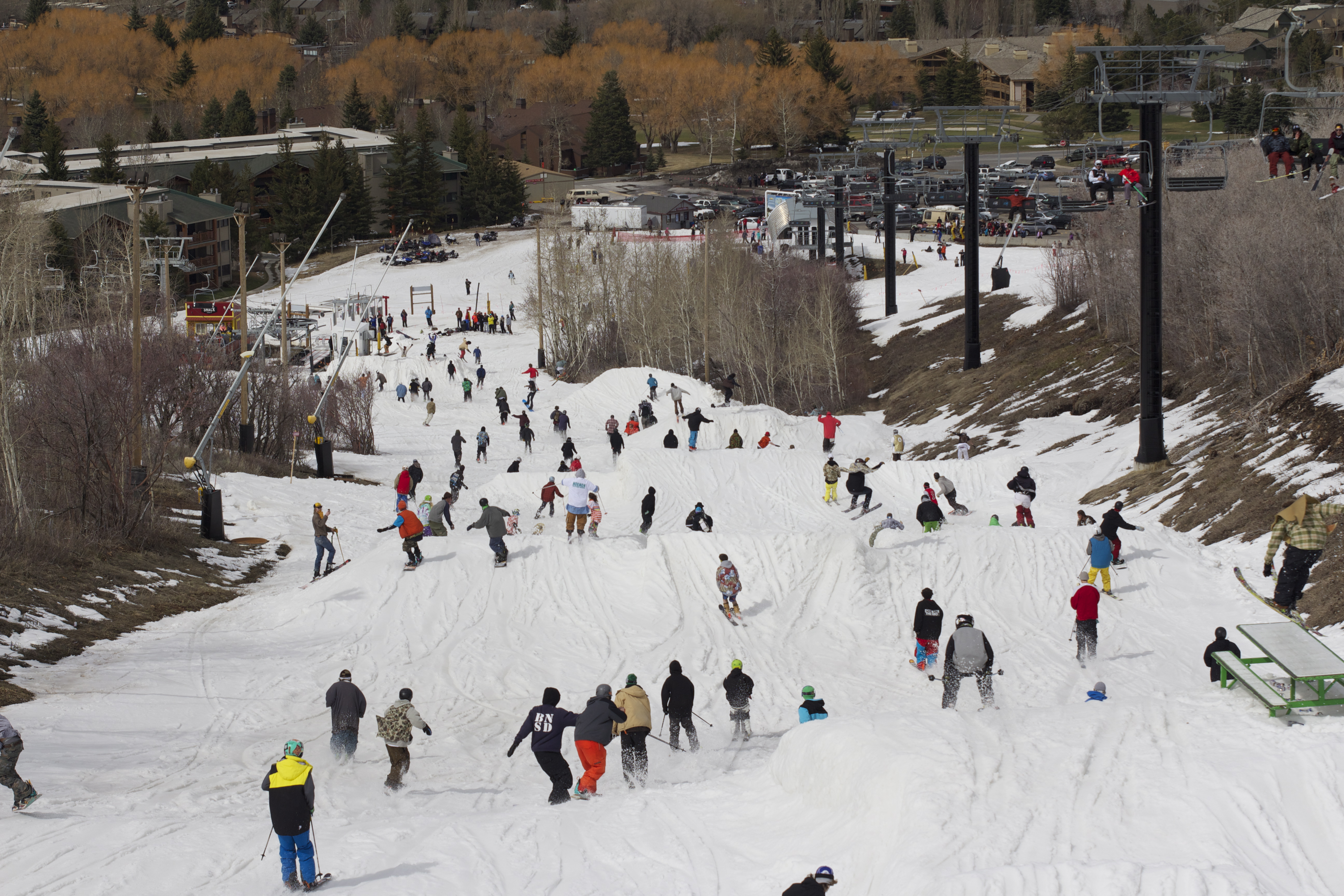 Park City closing day train