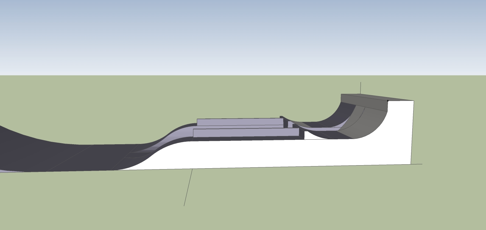 Park feature design side view