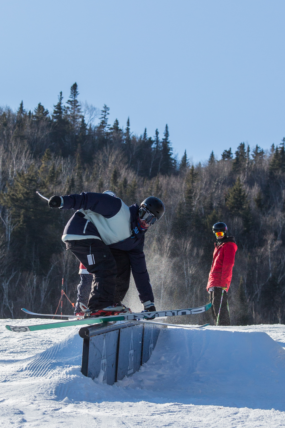 Parker Grabbing and Sliding