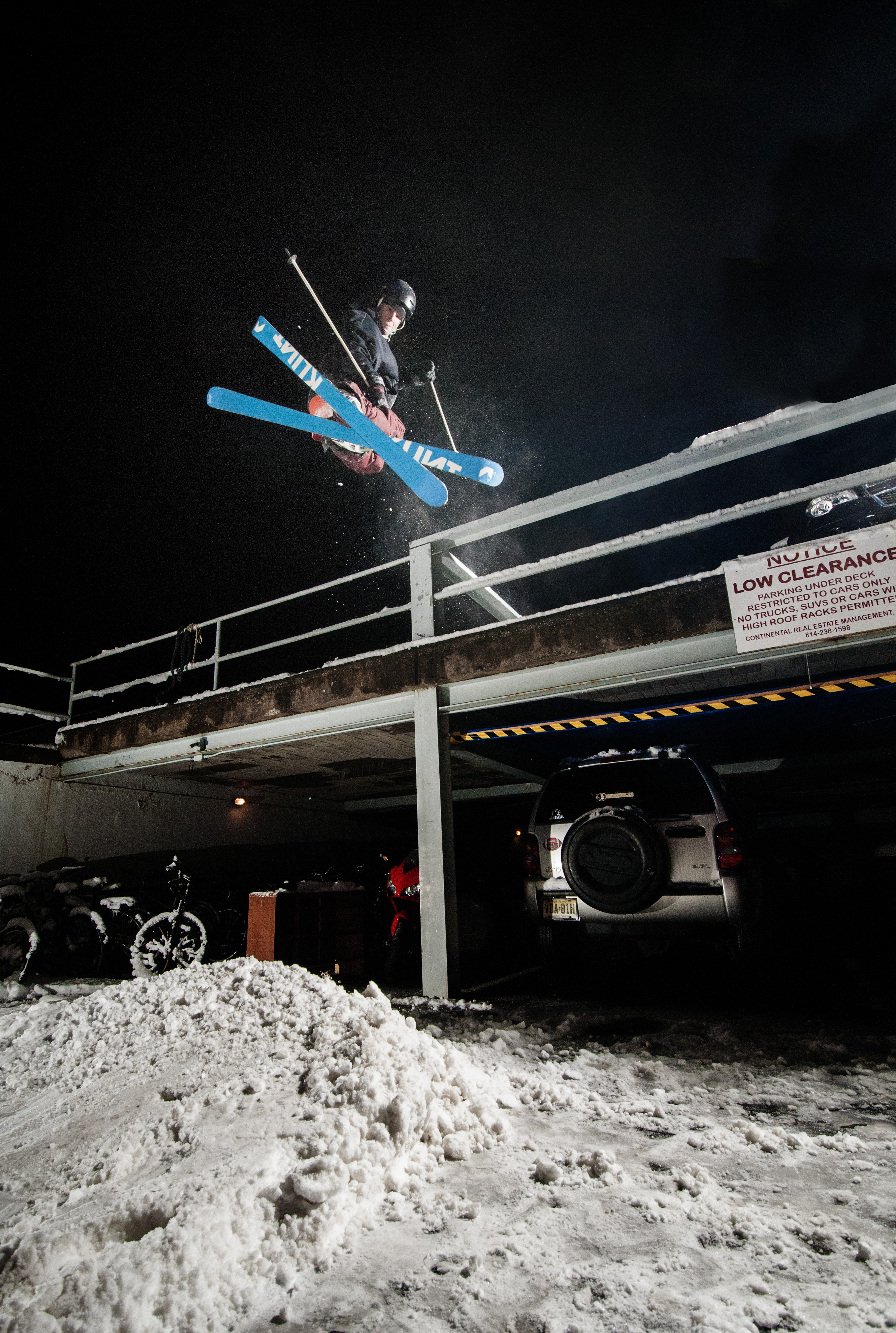 Parking deck daul close-out