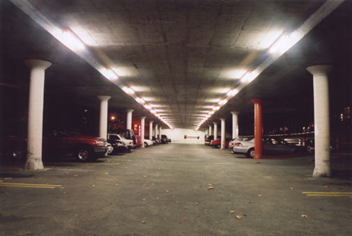 Parking garage in Vancouver.