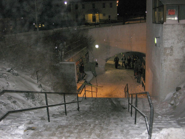 Pat finishing off the double