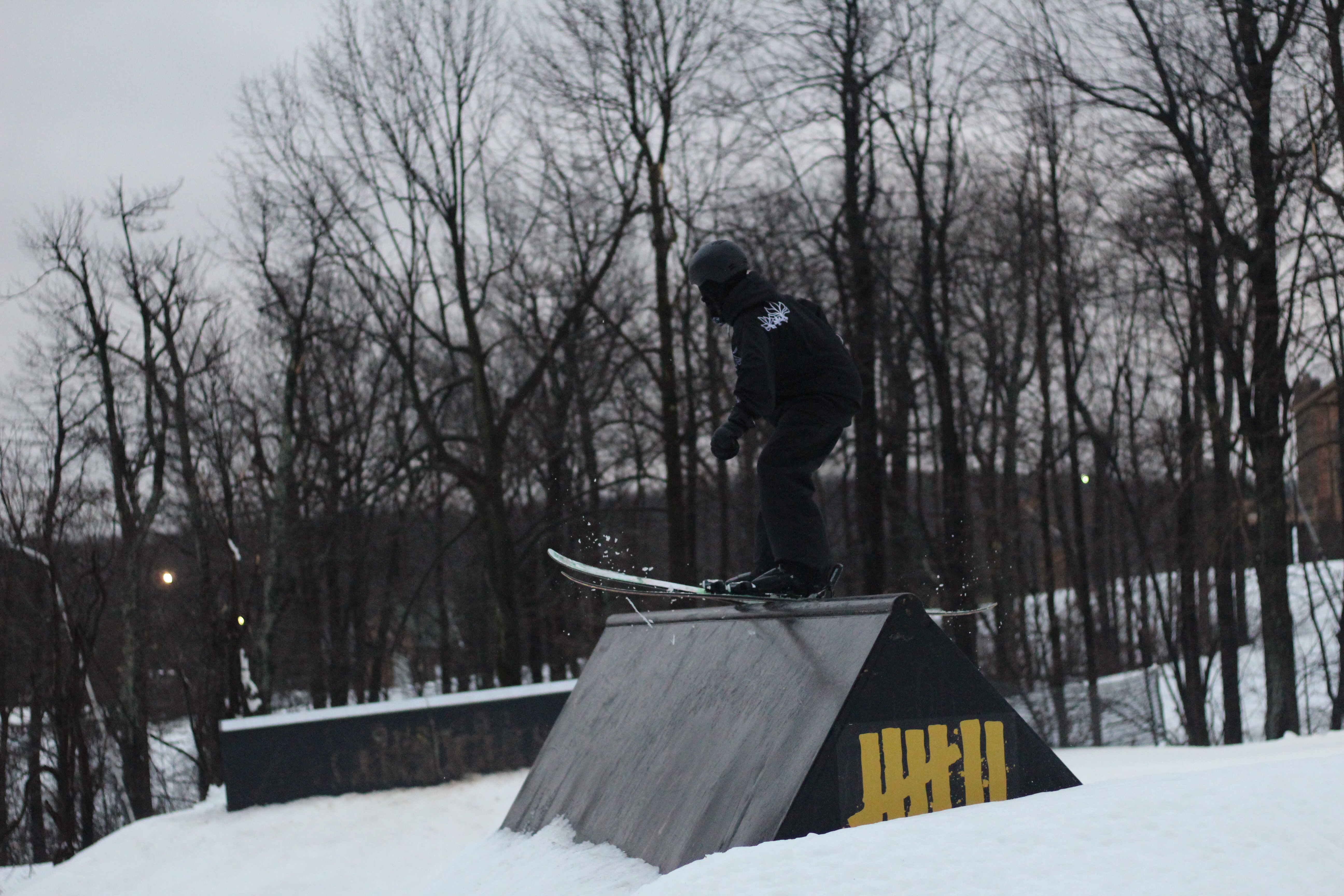 Pat sliding the A- frame