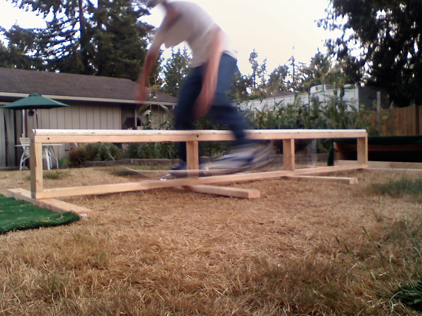 Patrick Foster almost racking his nuts :D