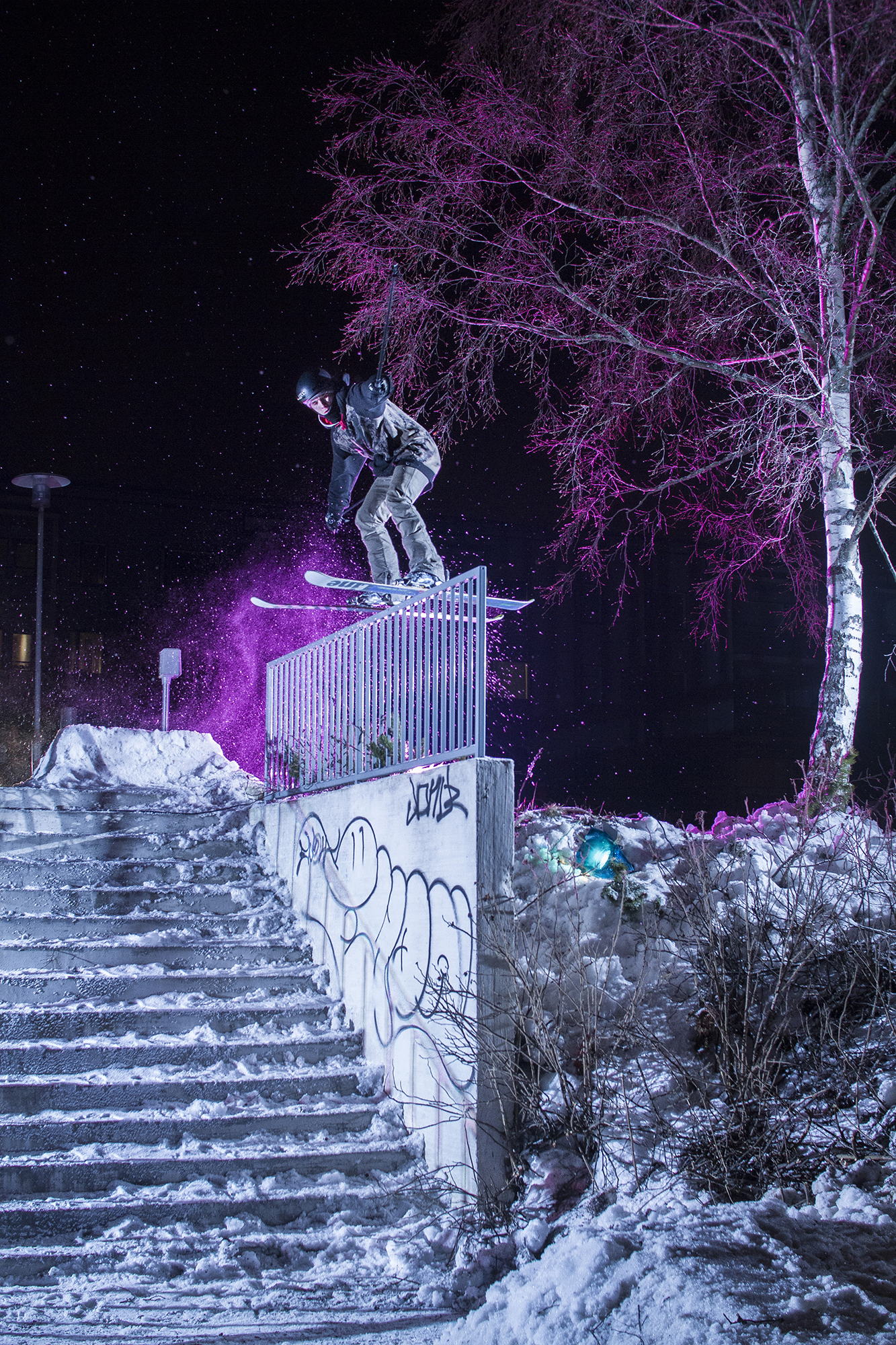 Paul at Kauklahti flatrail to drop