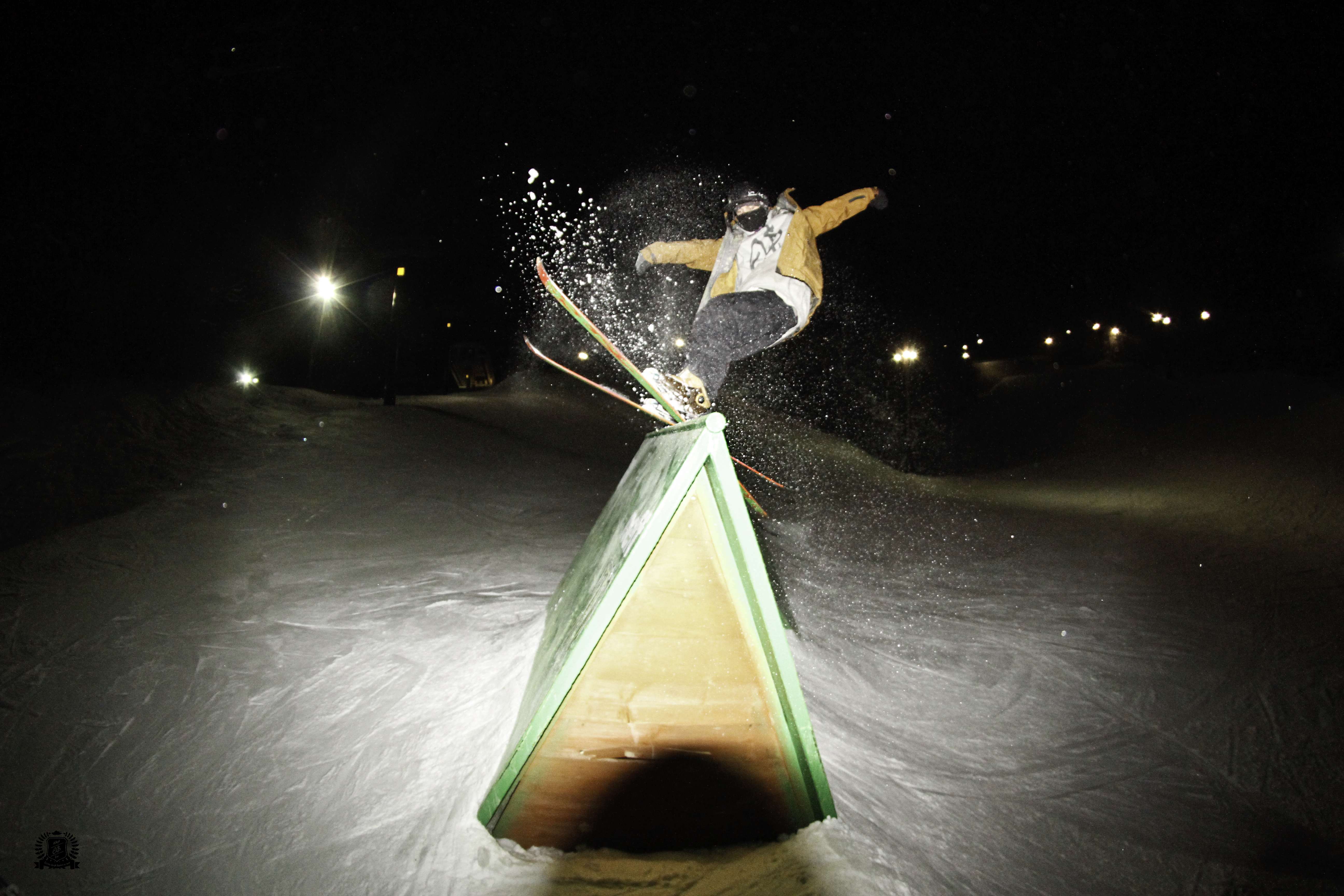 PC A Frame Stall at Night