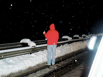 Peeing on the freeway