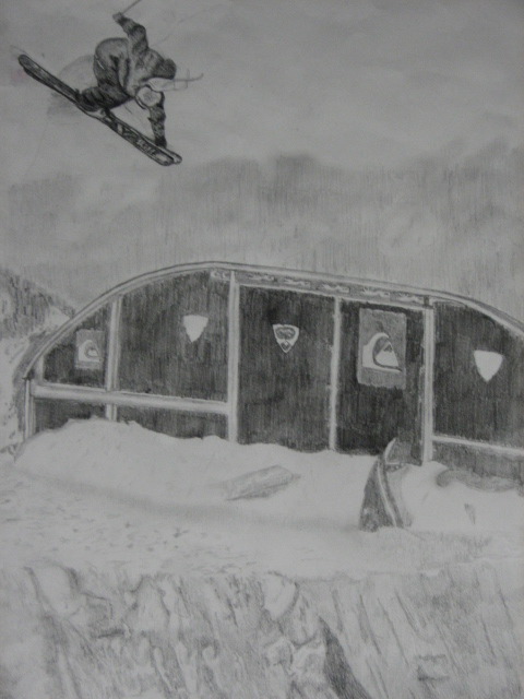 pencil drawing- laurent favre cork 3 nose