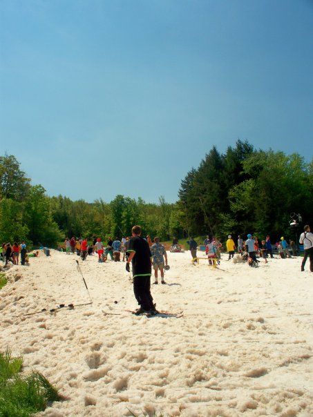 Perfect day for a rail jam