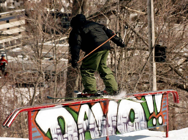 PeterD shleeze on the Davo!! rail