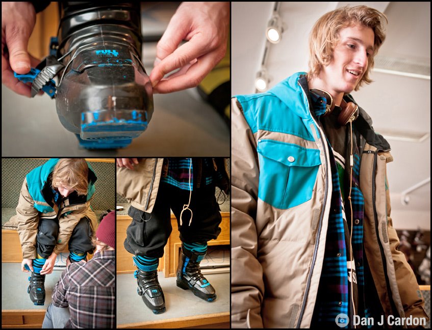 Phil Casabon boot fit with Full tilt Sensei Ryan Rubino