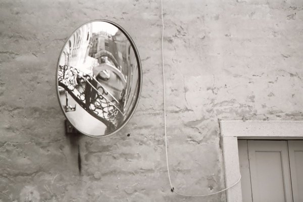 Photo from a gondola in the canals of Venice
