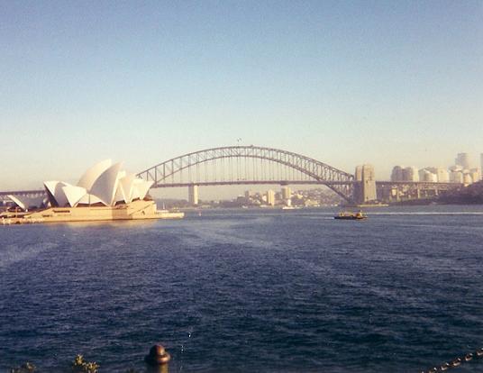 Picture of Sydney Harbor I took when I was in Australia three summers ago.