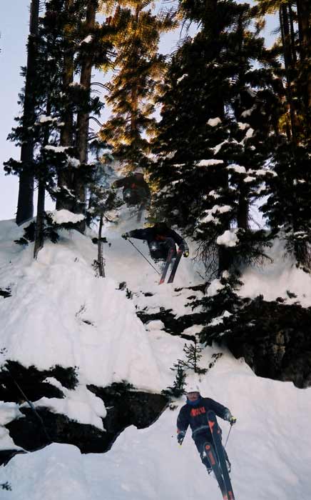 Picture: Sequence of a cliff drop