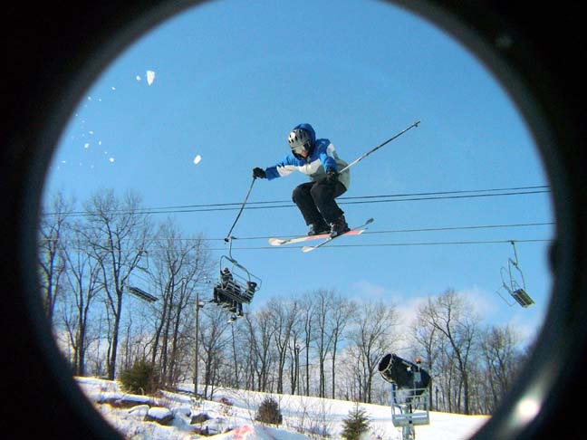 picture through a lense