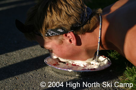 Pie Eating contest at HighNorth