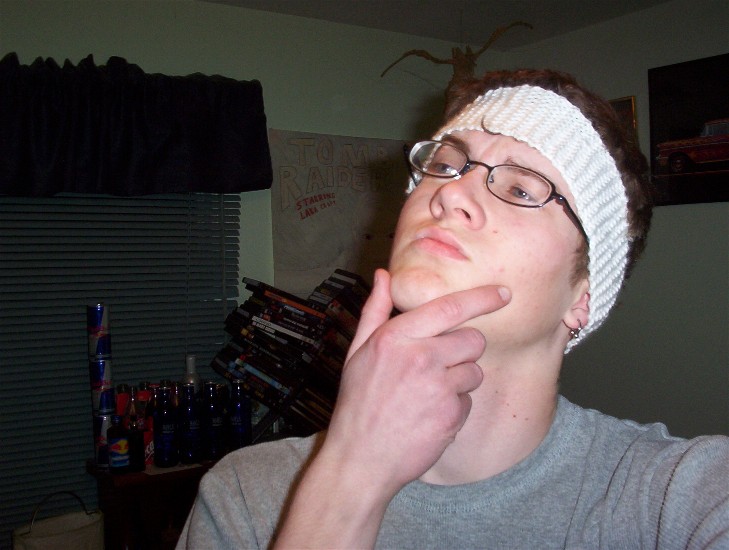 PIMP!(First Knitted Headband)